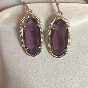 Kendra Scott Dani Drop Earrings in Purple